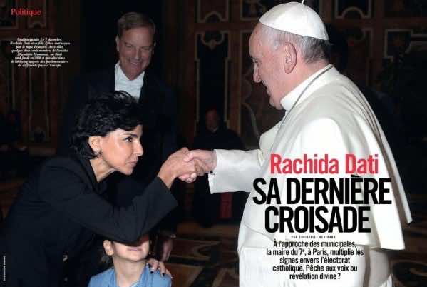 Moroccan-French politician Rachida Dati allegedly converts to Christianity