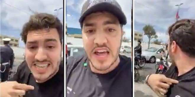 Moroccan Policeman Beats Humorist  Amine Radi in Casablanca