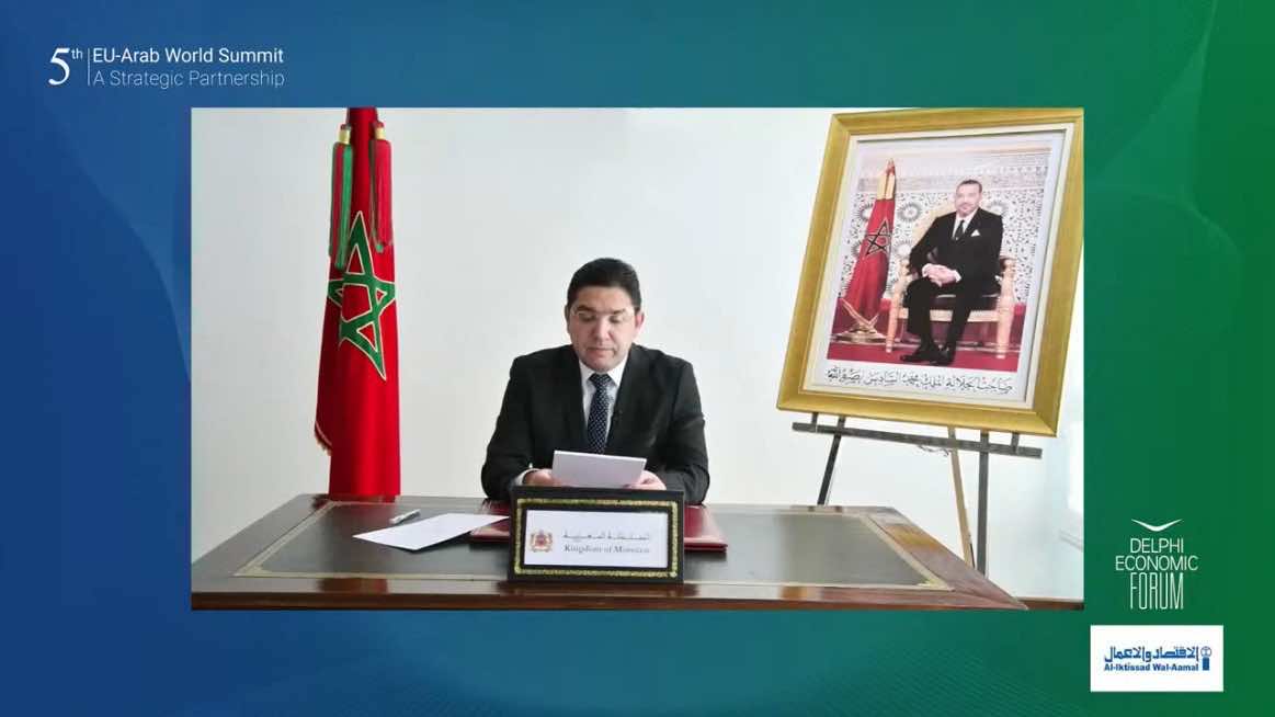 Morocco Urges EU, Arab World to Face Shared Challenges Hand in Hand