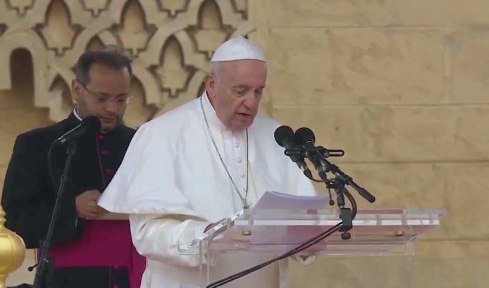 Full Text of Pope Francis Speech in Morocco