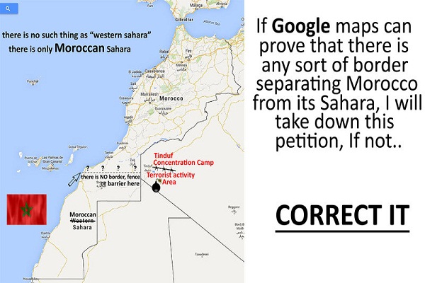 Petition Calls on Google to Correct Morocco’s Map