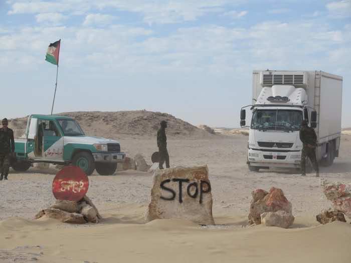 Pro-Polisario Sahrawis Set Up Blockade at El Guerguerat Border, Halt Moroccan Exports