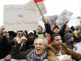 Rival groups march over king’s reforms in Morocco