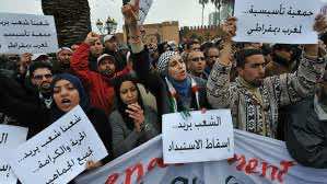1,000 in pro-democracy protest in Moroccan capital