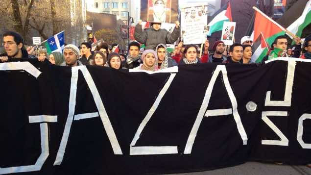 Quebec: Solidarity March With Gaza Calls for Boycott of Israel