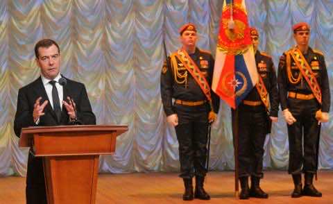 Russia’s Medvedev hunted in mystery video campaign