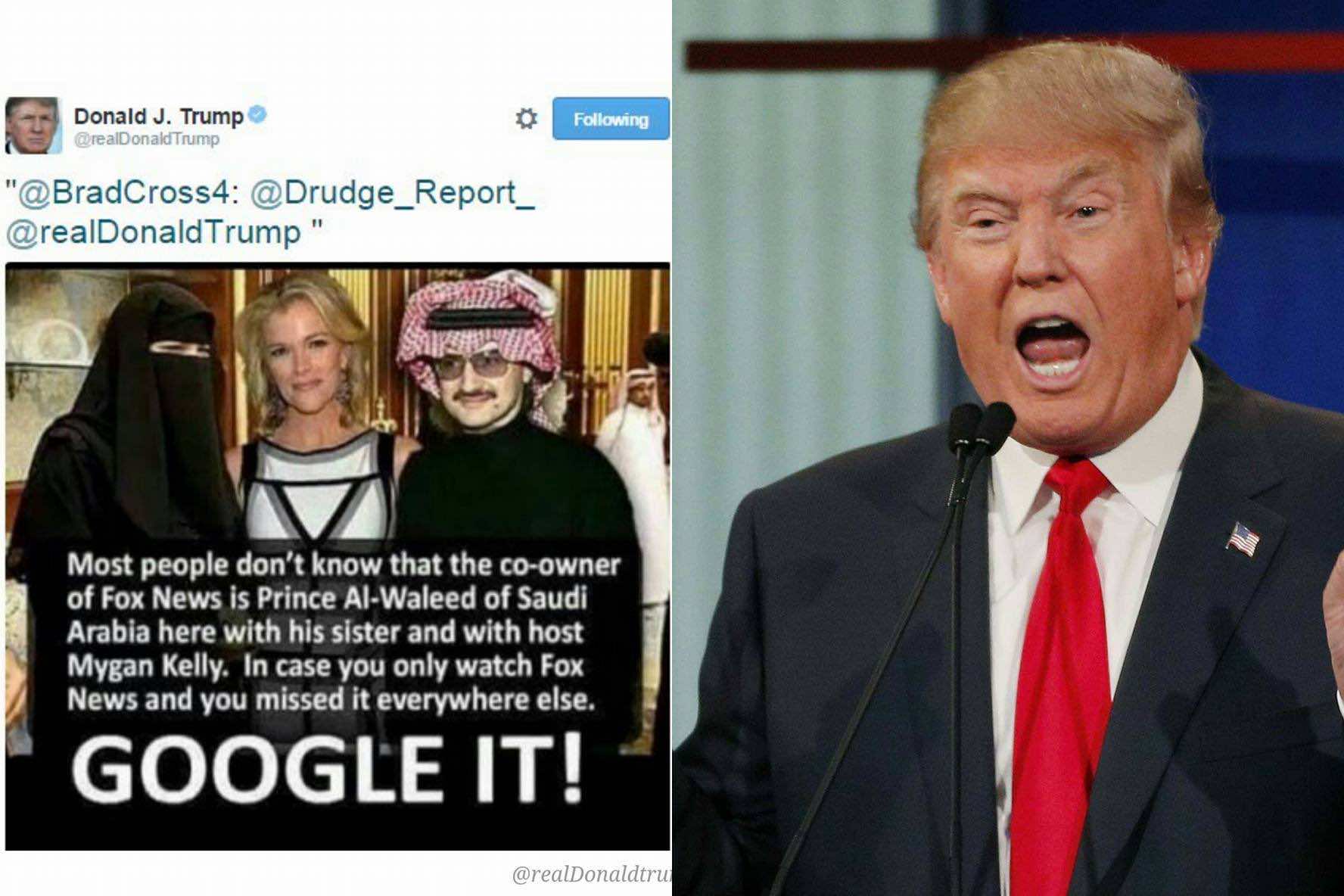 Saudi Prince Lashes Out At Trump Over Fake Photo of Him & Fox News Anchor