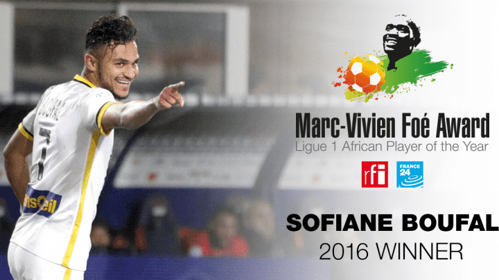 Morocco’s Sofiane Boufal Wins Marc-Vivien Foé RFI/France 24 Award