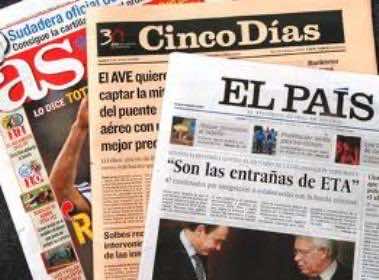 Spanish press highlights the draft constitution