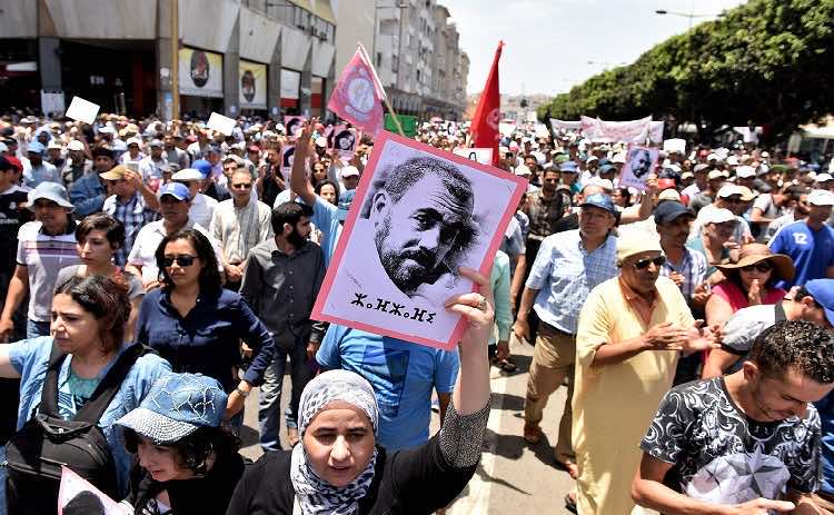 Moroccans Protest in Al Hoceima, Demanding Nasser Zefzafi’s Release