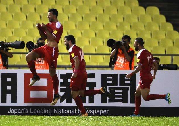 Late Penalty Against Australia Keeps Syria’s 2018 World Cup Dream Alive