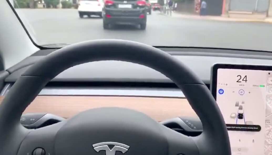 Tesla Club Morocco Runs Test-Drive of Self Driving Vehicle in Casablanca