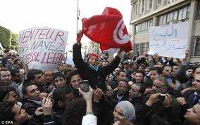 Tunisian riots claim first victim