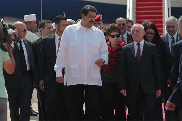 Venezuelan President Lands in Algiers for Unexpected Visit