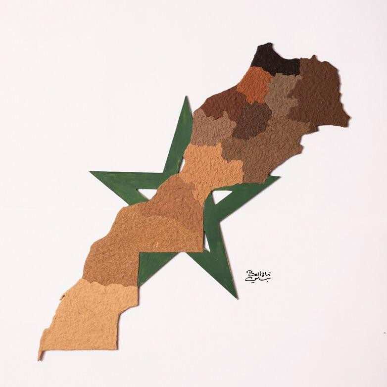 Abdelfettah Bellali: The Artist Who Painted Morocco’s Map with Soil