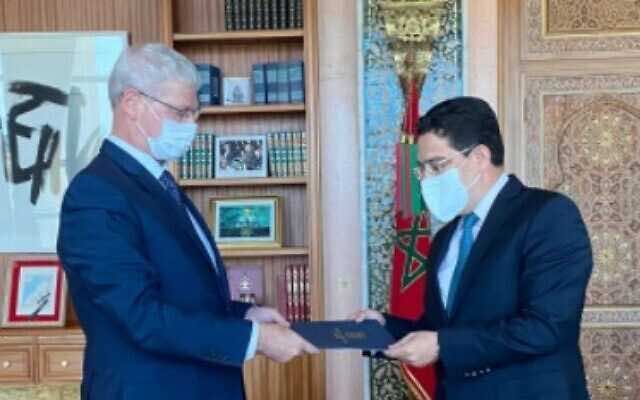 Alon Ushpiz Invites Morocco’s FM Nasser Bourita to Visit Israel