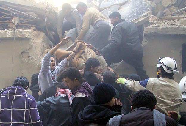 Barrel bombs claim 517 civilian lives in Syria