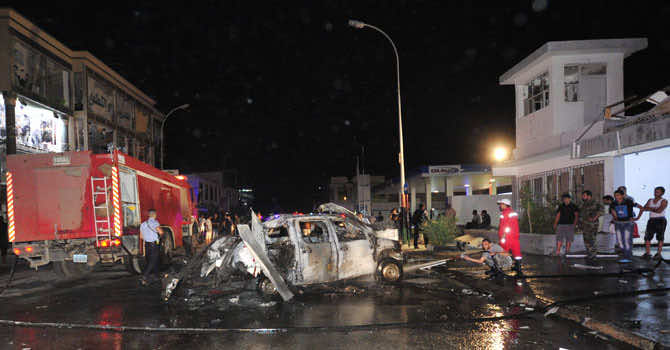 Blast at police station in Libya’s Benghazi wounds five