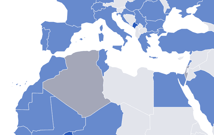 Delta Airlines Features Undivided Map Of Morocco