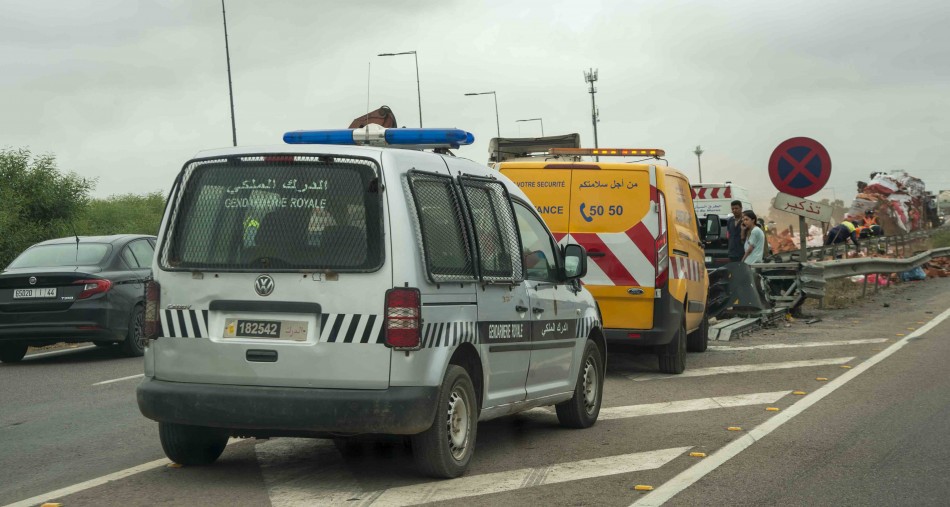 Drunk Driver Injures Two Anti-Gang Policemen in Casablanca