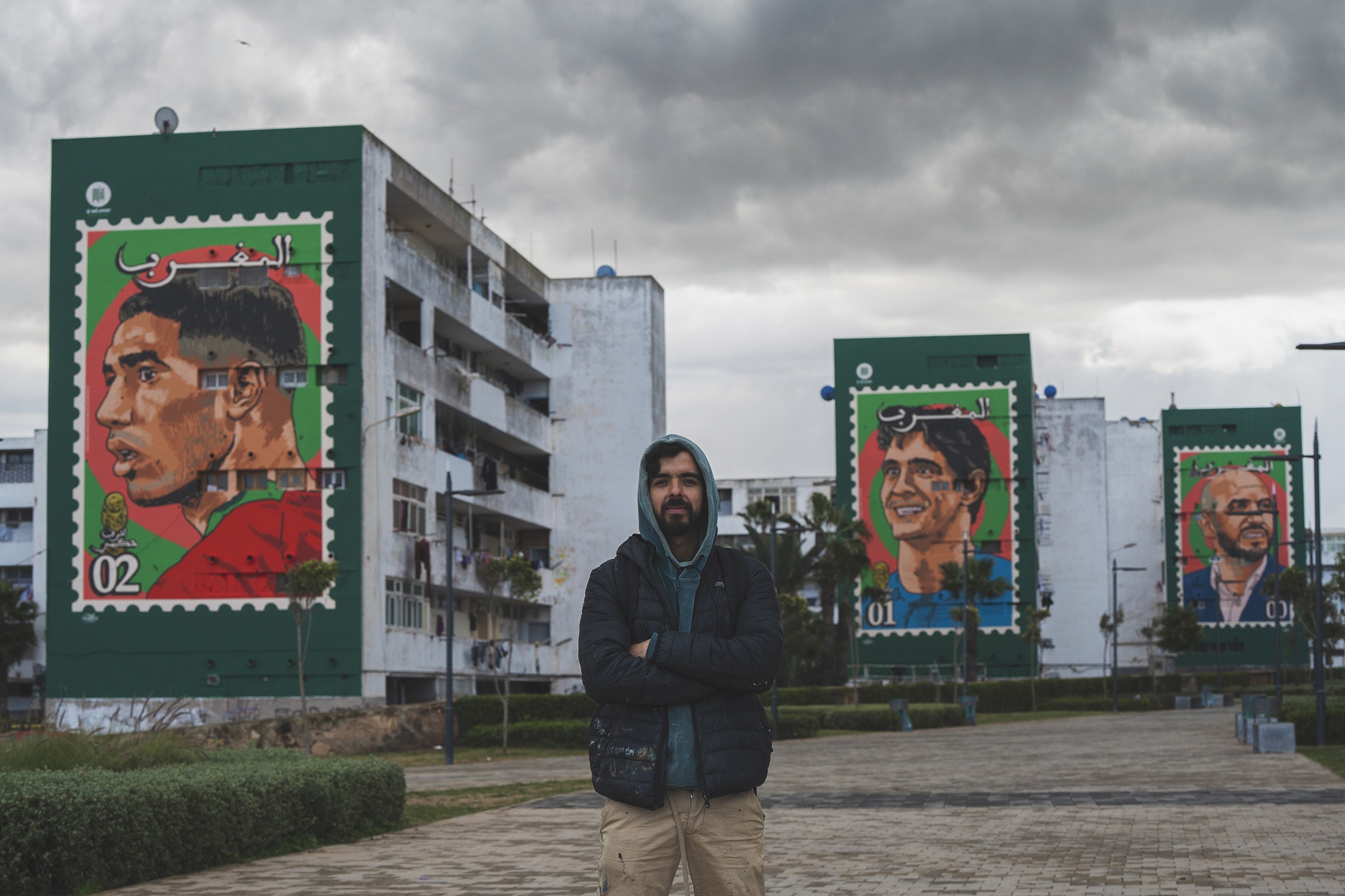 Ed Oner: Putting his Stamp on the Walls of Morocco