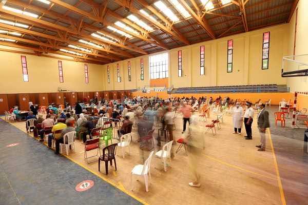 Fez Turns Sports Hall into Vaccination Center to Curb Spread of COVID-19