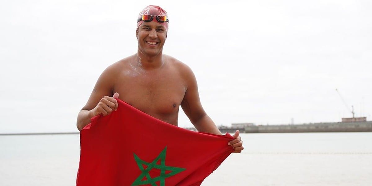 Hassan Baraka Becomes First Moroccan to Swim Across the English Channel