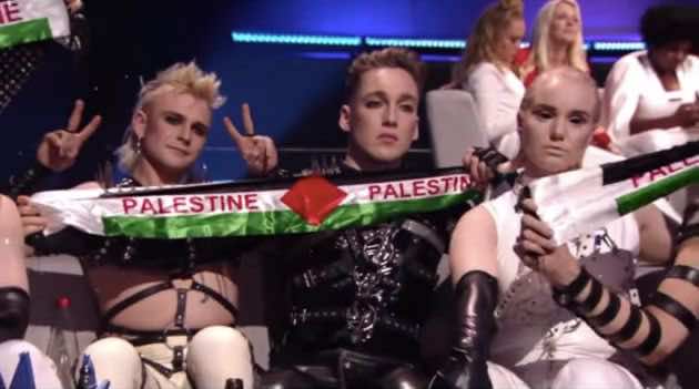 Icelandic Group Show Support For Palestine at Eurovision in Israel