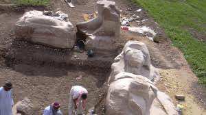 Amenhotep III colossal statue found in Luxor