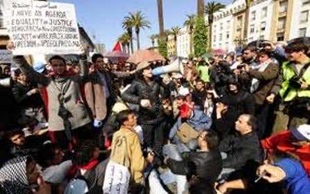 Moroccan protests draw tougher response