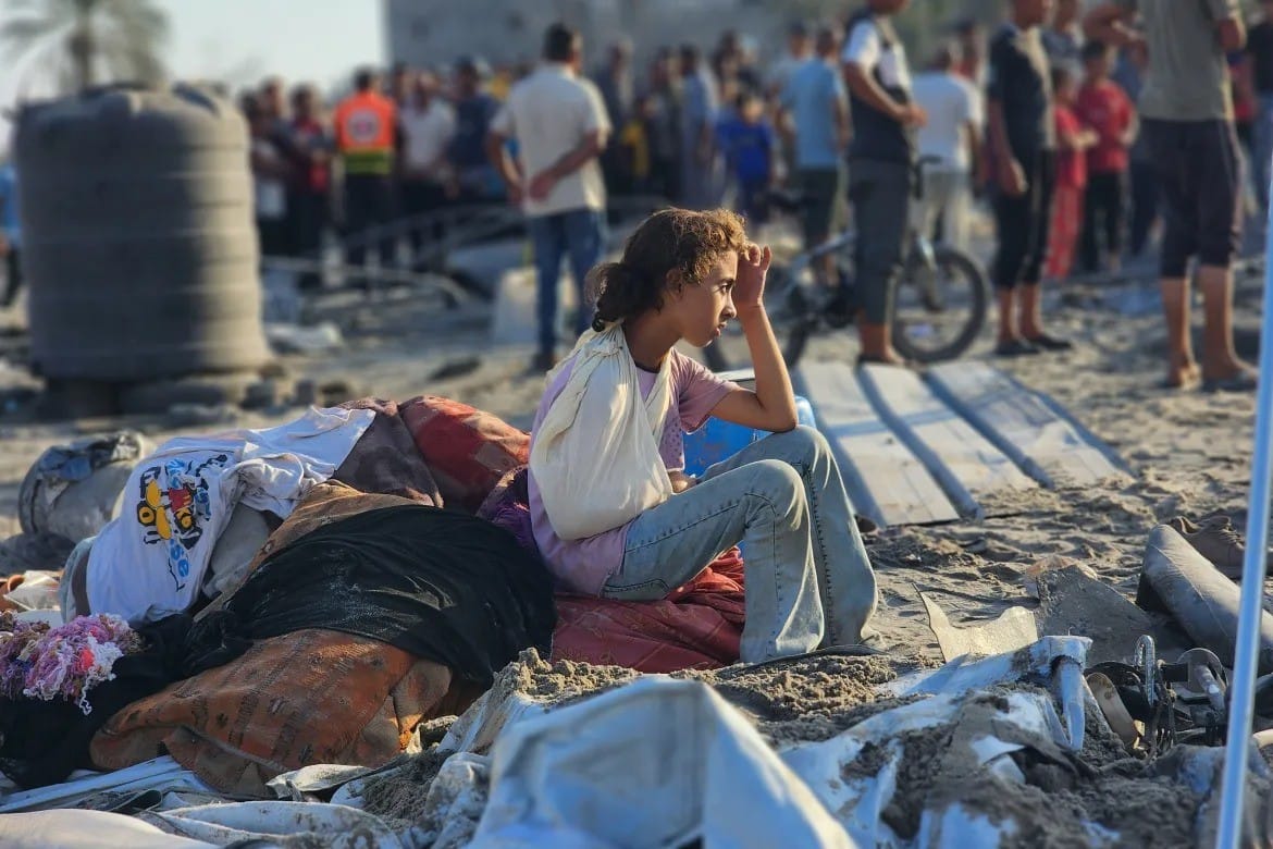 Israeli Airstrike on Gaza ‘Safe Zone’ Killed 40 Palestinians, Dozens Injured