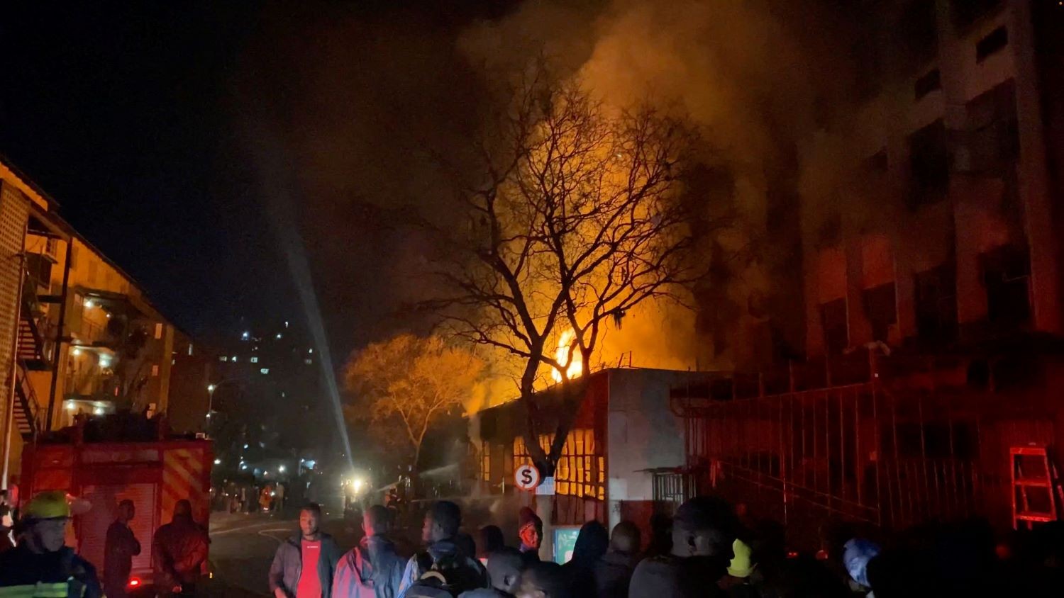 Johannesburg: Apartment Building Fire Kills Over 70 People
