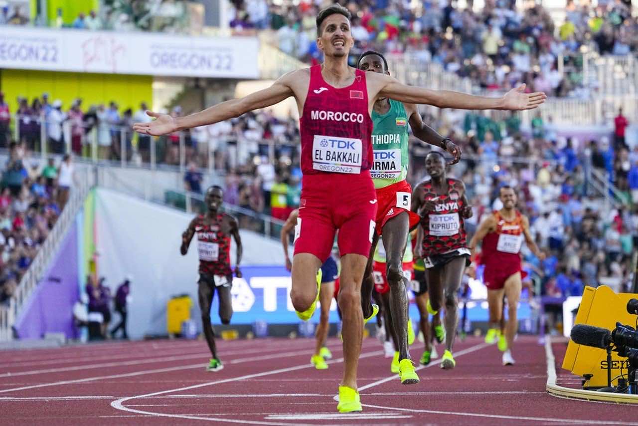 King Mohammed VI Congratulates El Bakkali on World Steeplechase Win