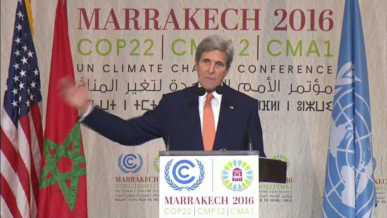 Video: John Kerry Delivers Remarks at COP22