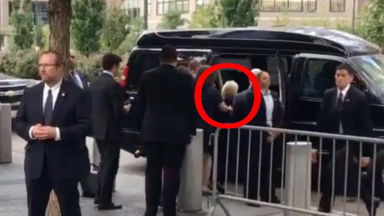 Hillary Clinton Faints at 9/11 Memorial, She is Diagnosed With Pneumonia