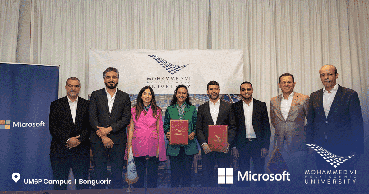 Microsoft, UM6P to Support Moroccan Student Developers, Startups, and SMEs