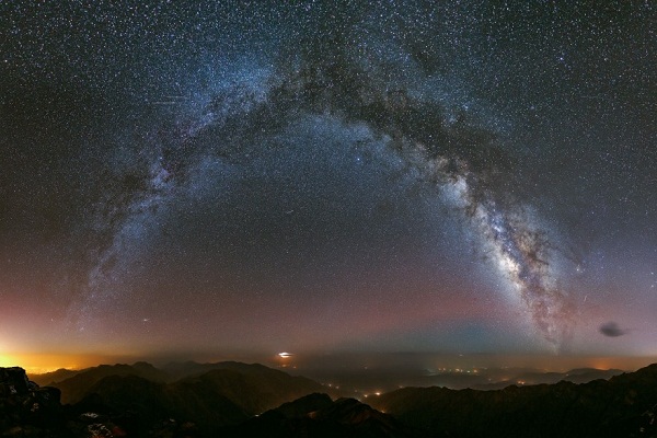 Photo of Milky Way over Morocco’s Toubkal Mountain