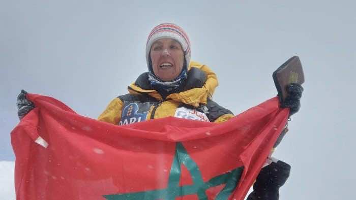 Moroccan Alpinist Bouchra Baibanou Climbs Annapurna Summit