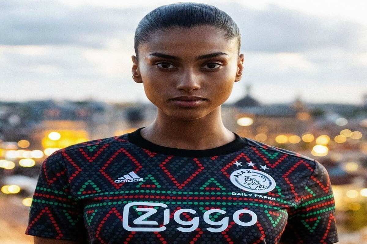 Moroccan-Egyptian Model Imaan Hammam Unveils New AFC Ajax Shirt