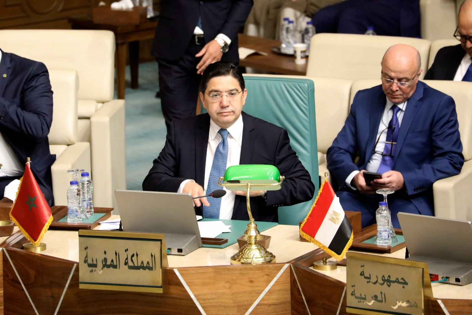 Moroccan FM Calls for Political Process to End Syrian Crisis