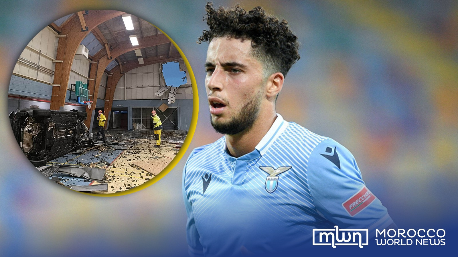 Moroccan  Footballer Sofian Kiyine Hospitalized After Horrific Car Accident