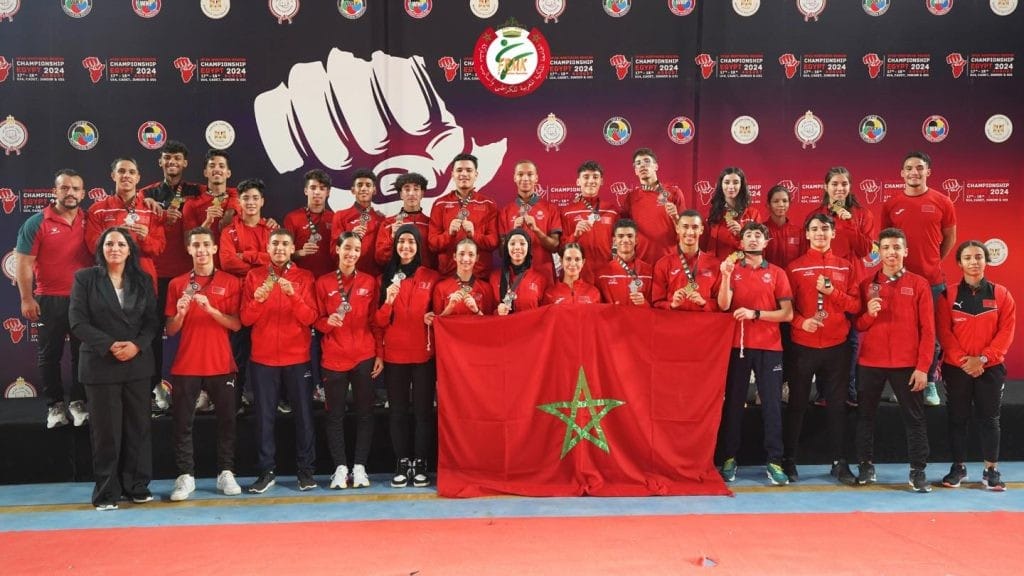 Moroccan Karate Team Triumphs at North Africa Championship
