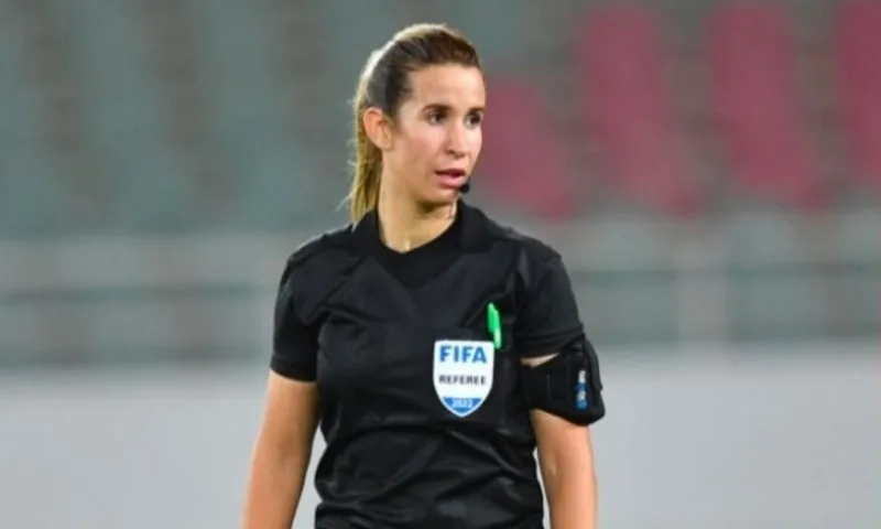 Moroccan international referee Bouchra Karboubi