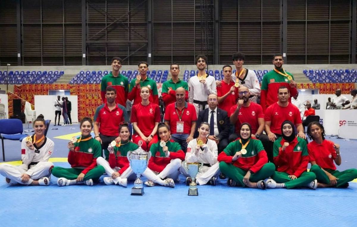 Moroccan Taekwondo Team Claims Seven Gold Medals in Abidjan