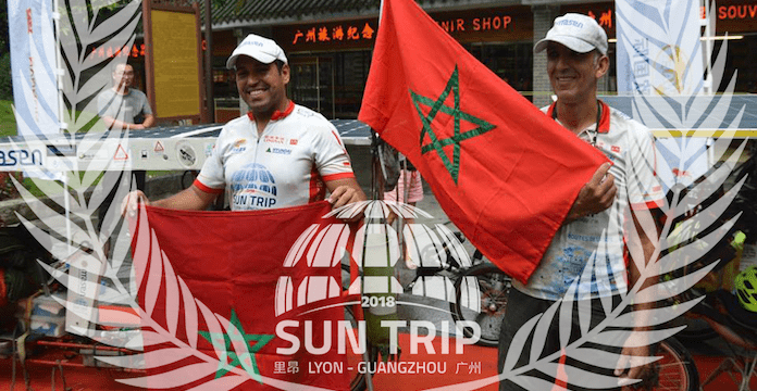Two Moroccans Travel from France to China on Solar Power Bikes