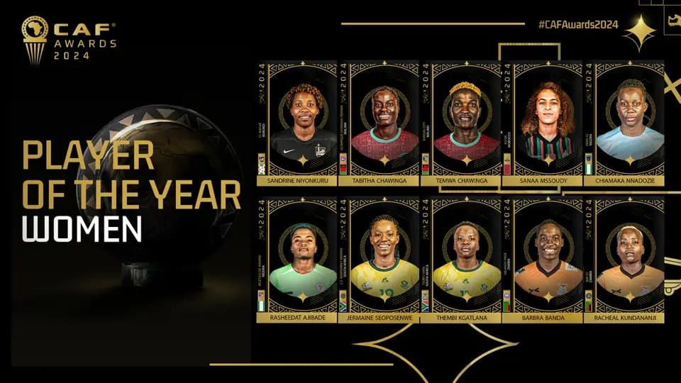Morocco Dominates Nominations for CAF Women’s Awards 2024