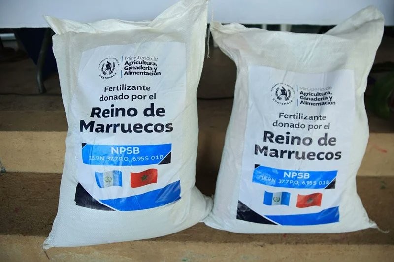 Morocco Donates 200 Tons of Fertilizer to Aid Guatemalan Farmers