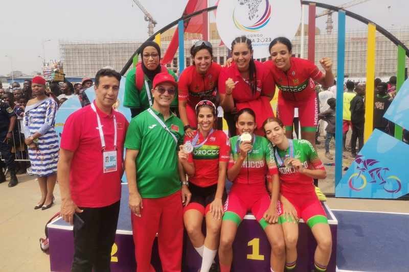 Morocco’s Cycling Team Scores Dominant Victory at Francophone Games 2023