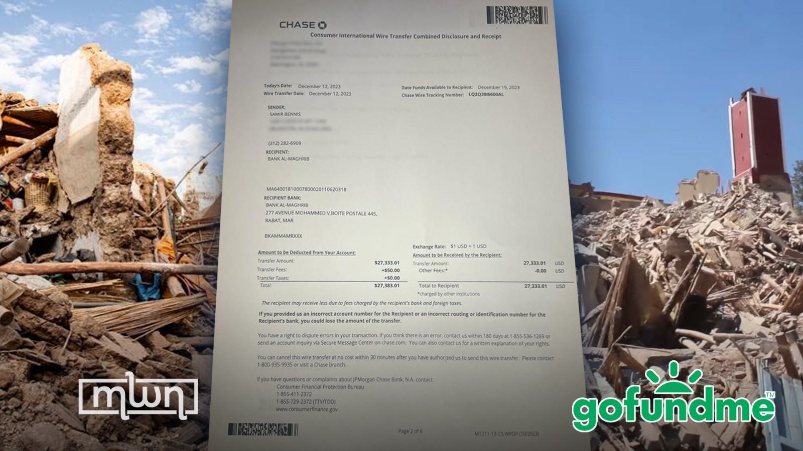 MWN Raises, Submits $28K Donation to Morocco’s Earthquake Relief Fund