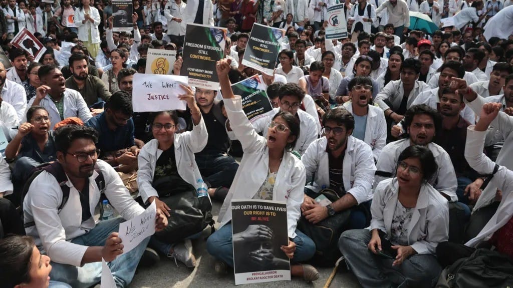 Nationwide Strike as Police Volunteer Arrested in Kolkata Medic’s Rape, Murder
